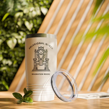 20oz Ringneck Tumbler - Delusional Queen, Imagination Reigns - In Love With Trees