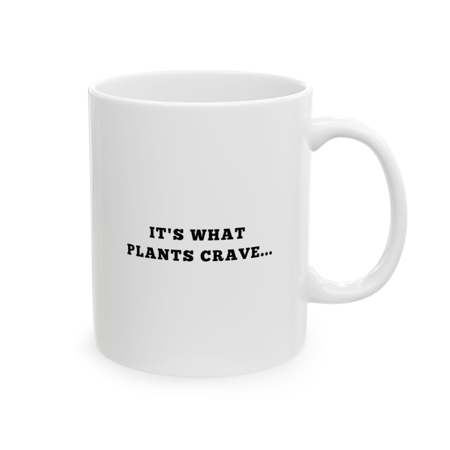 Environmental Artistry Ceramic Mug | “It’s What Plants Crave” (11oz)