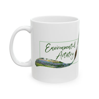 Mug - Environmental Artistry Logo and Slogan - It's What Plants Crave