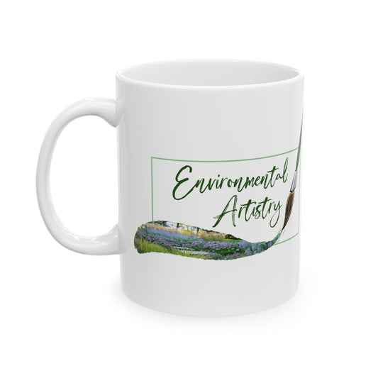 Mug - Environmental Artistry Logo and Slogan - It's What Plants Crave
