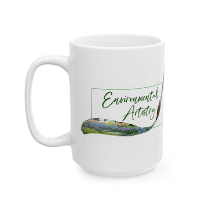 Mug - Environmental Artistry Logo and Slogan - It's What Plants Crave